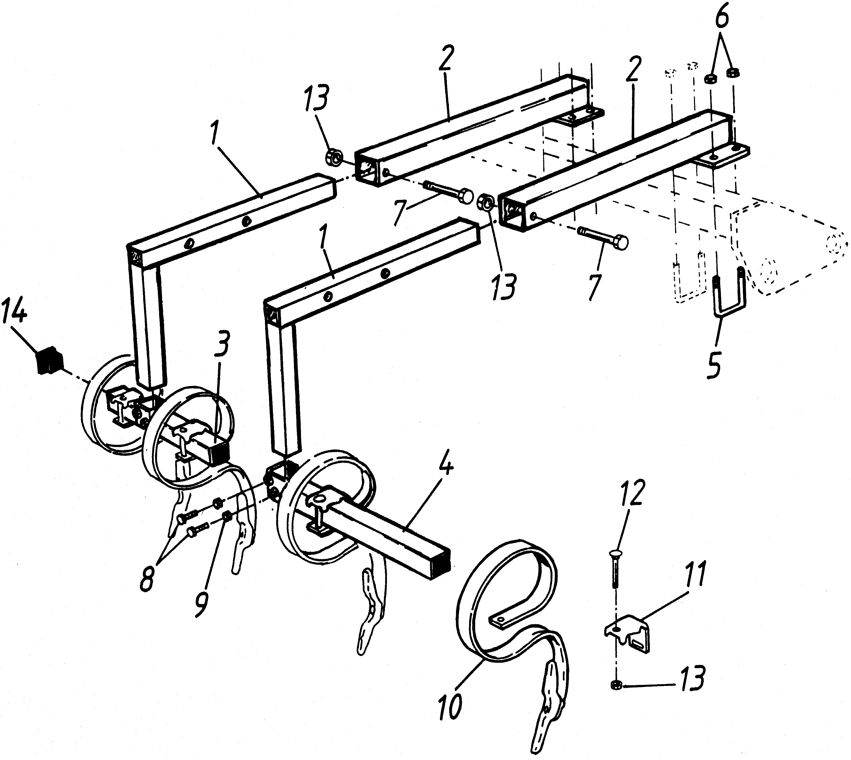 900100 Track eradicator - Vaderstad Parts Catalogue